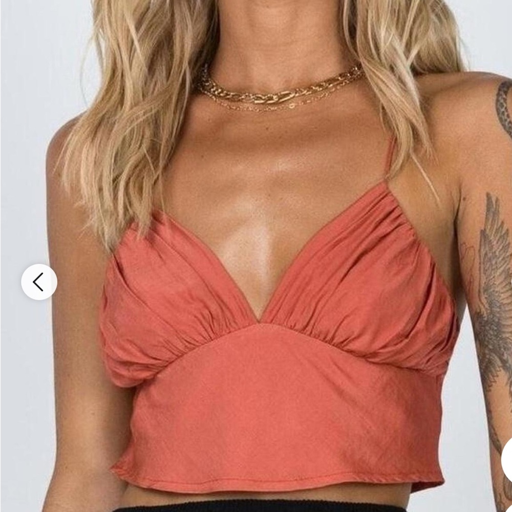 Princess Polly Jessa Top Rust
